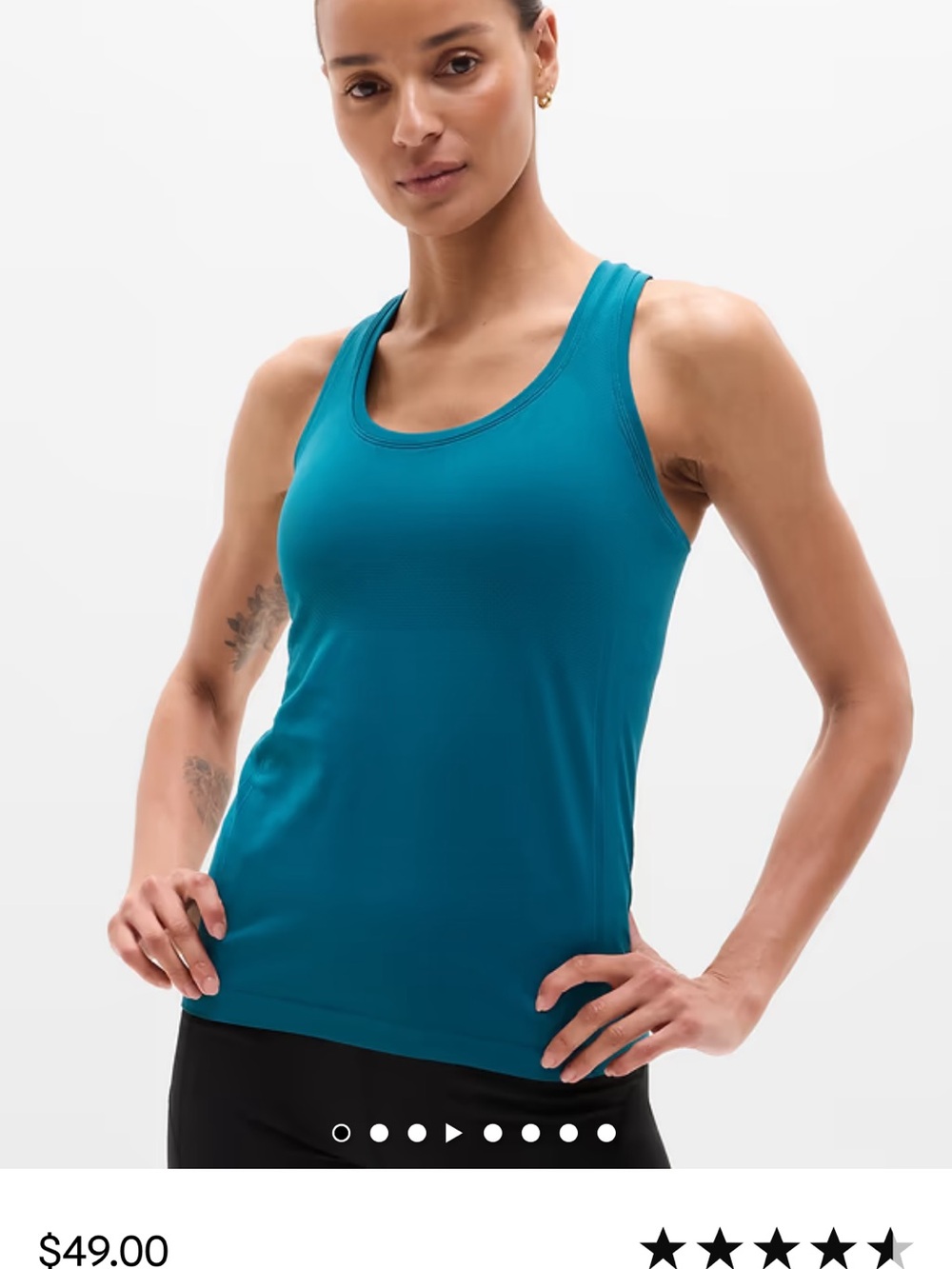 Athleta GREEN Momentum Racerback Tank